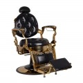 Barber Chair GABBIANO TITO GOLD Black