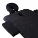 Massage bed cover with rubber, black