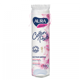 AURA BEAUTY Cosmetic pads 120 pcs.