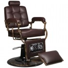 Barber Chair GABBIANO BOSS OLD LEATHER Bordo