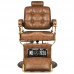 Barber Chair GABBIANO BOSS OLD LEATHER Light Brown