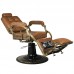 Barber Chair GABBIANO BOSS OLD LEATHER Light Brown