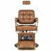 Barber Chair GABBIANO BOSS OLD LEATHER Light Brown