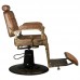 Barber Chair GABBIANO BOSS OLD LEATHER Light Brown