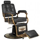 Barber Chair GABBIANO BOSS OLD LEATHER Black