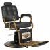 Barber Chair GABBIANO BOSS OLD LEATHER Black