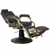 Barber Chair GABBIANO BOSS OLD LEATHER Black