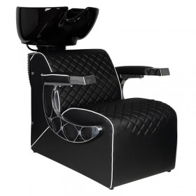 BARBER washing unit SIMONE, black