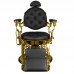 Barber Chair GABBIANO GIULIO GOLD Black