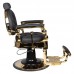Barber Chair GABBIANO CLAUDIUS GOLD Black
