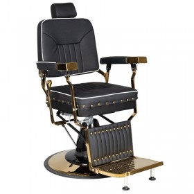 Barber Chair GABBIANO FILIPPO GOLD Black