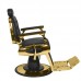 Barber Chair GABBIANO FRANCESCO GOLD black