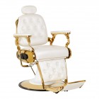 Мужское кресло GABBIANO FRANCESCO GOLD белое