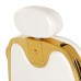 Barber Chair GABBIANO FRANCESCO GOLD white