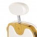 Barber Chair GABBIANO FRANCESCO GOLD white