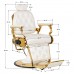 Barber Chair GABBIANO FRANCESCO GOLD white