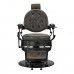 Barber Chair GABBIANO BARBER PRESIDENT OLD LEATHER Green