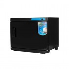 Hot towel cabinet with UV sterilizer, Black