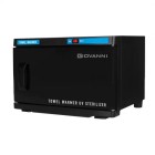 Hot towel cabinet with UV sterilizer, Black