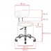 Podiatry Stool A-007, White