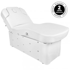 Luxury Massage Bed AZZURRO KRYSTAL 370-3, white