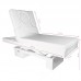 Spa Massage Bed AZZURRO WOOD 815B with 2 motors, heated, white