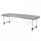 Складной массажный стол KOMFORT, 3х-секционный, серый