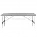 Складной массажный стол KOMFORT, 3х-секционный, серый