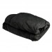 Massage bed cover with rubber, black