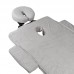 Massage bed cover with rubber, grey