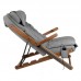 Rocking chair with a massager RELAX SAKURA, Grey