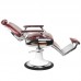 Barber Chair GABBIANO MOTO STYLE Bordo