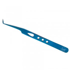 SOFI LASHES Professional tweezer for eyelash extension 722 TITANIUM BLUE