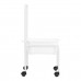 Pedicure bath on wheels, white