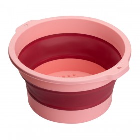 Foldable pedicure bath, pink