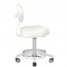 Master Stool AZZURRO 156F BUMP-UP, white