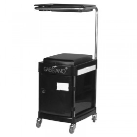 Chair-trolley for pedicure GABBIANO 23 PLUS, black