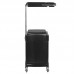 Chair-trolley for pedicure GABBIANO 23 PLUS, black