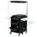 Chair-trolley for pedicure GABBIANO 23 PLUS, black