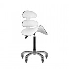 Saddle stool ROLL SPEED AM-880, white