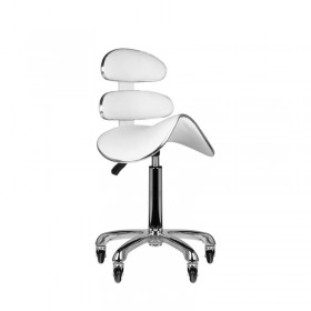 Saddle stool ROLL SPEED AM-880, white