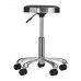 Master Stool M-1639 SILVER, Black