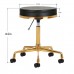 Master Stool H4 GOLD, black