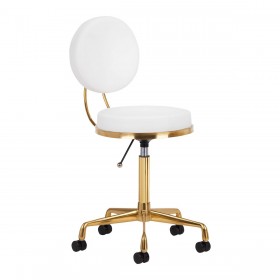 Master Stool H5, white-gold