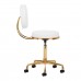 Master Stool H5, white-gold