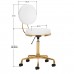 Master Stool H5, white-gold