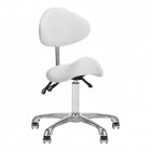 Saddle stool GIOVANNI 1004, White