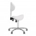 Saddle stool GIOVANNI 1004, White