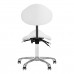 Saddle stool GIOVANNI 1004, White