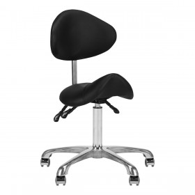 Saddle stool GIOVANNI 1004, Black